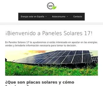 Panelessolares17.com(Placas solares 2020) Screenshot