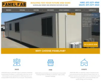 Panelfab.com.au(Dongas For Sale) Screenshot