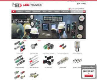 Panellights.com(LEDtronics Indicator Products) Screenshot