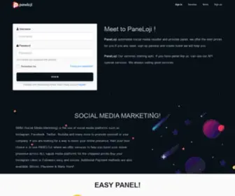Paneloji.com(Smm panel) Screenshot