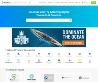 Panelplace.com(Discover Opportunity Offered By Digital Product and Service) Screenshot