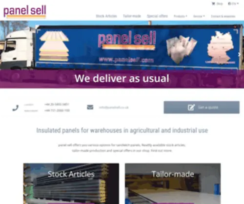 Panelsell.co.uk(Panel Sell Ltd) Screenshot