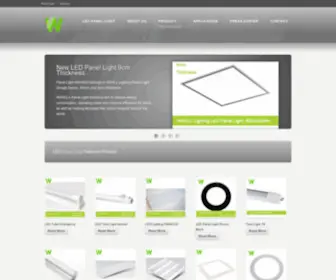 Panelslight.com(Panel Light Manufacturer China) Screenshot