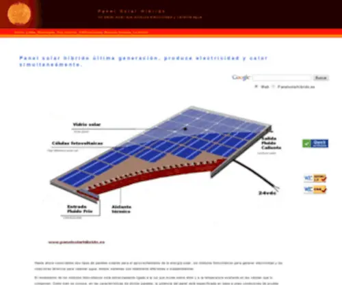 Panelsolarhibrido.es(Paneles solares) Screenshot