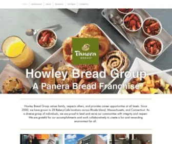 Panerabreadhbg.com(Howley Bread Group) Screenshot