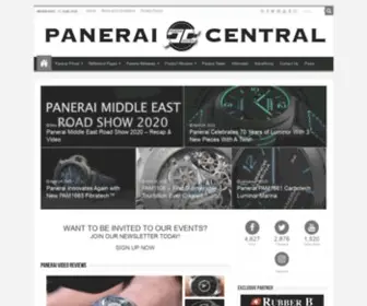 Paneraicentral.com(Panerai Central) Screenshot