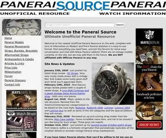 Paneraisource.com(Panerai Watches Source) Screenshot