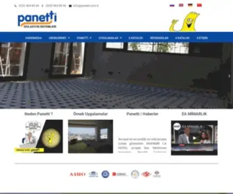 Panetti.com.tr(Panetti İzolasyon Yalıtım Malzemesi) Screenshot