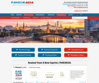 Paneurasia.de(Visum) Screenshot