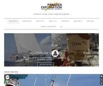 Panexplore.com(Sailing Adventures throughout the Pacific) Screenshot