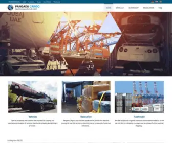 Pangaeacargo.com(Verschiffung, Seefracht, Container & Luftfracht) Screenshot