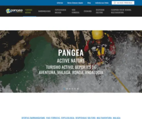 Pangeacentral.com(Pangea Turismo Activo) Screenshot