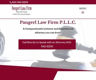 Pangerllaw.com(Pangerl Law Firm) Screenshot