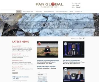 Panglobalresources.com(Pan Global Resources) Screenshot