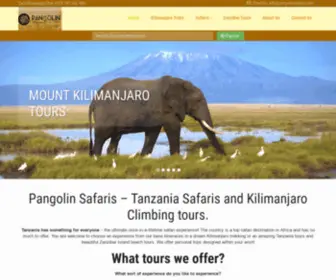 Pangolin-Safaris.com(安全加密检测) Screenshot