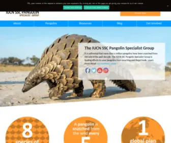 Pangolinsg.org(Pangolin Specialist Group) Screenshot