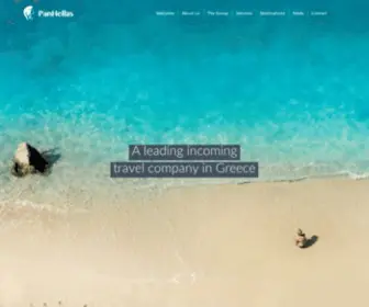 Panhellas.gr(A leading incoming travel company in greece) Screenshot