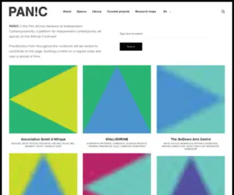 PanicPlatform.net(Pan African Network of Independent Contemporaneity) Screenshot