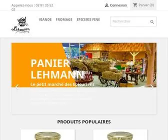 Panier-Lehmann.fr(Panier Lehmann) Screenshot