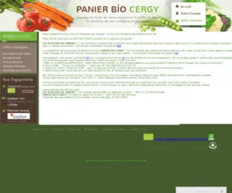 Panierbiocergy.com(Paniers Bio de Cergy) Screenshot