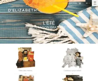 Paniercadeauelizabeth.com(Les Paniers Cadeaux d'Elizabeth Inc) Screenshot