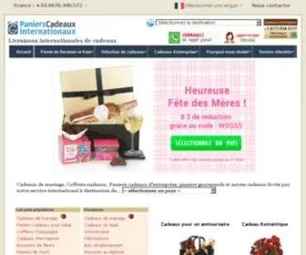 Panierscadeauxinternationaux.com(Cadeaux Saint Valentin) Screenshot