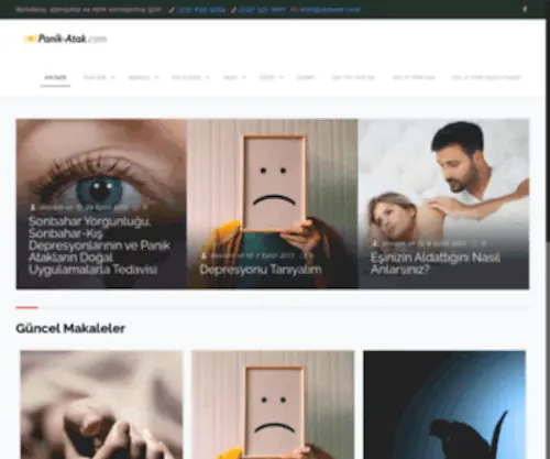 Panik-Atak.com(/ Depresyon ve Panik) Screenshot