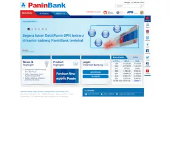 Panin.co.id(Panin Bank) Screenshot