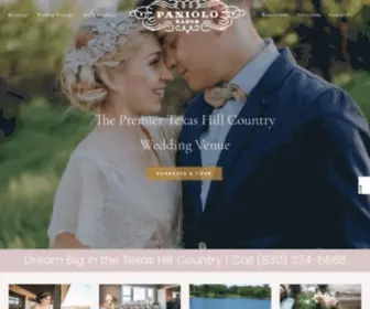 Panioloranch.com(Texas Hill Country Wedding Venue & Wedding Reception) Screenshot