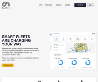 Panion.org(Smart fleets are charging your way) Screenshot