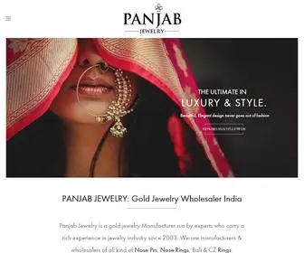 Panjabjewelry.com(We are a leading online Gold jewelry wholesaler which) Screenshot