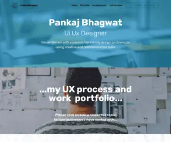 PankajBhagwat.info(Ui Ux Designer) Screenshot