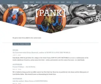 Pankmagazine.com(PANK) Screenshot