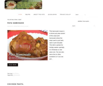 Panlasangpinoymeatrecipes.com(Filipino recipes) Screenshot