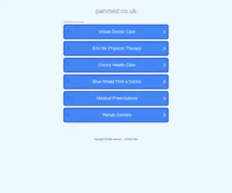 Panmed.co.uk(Panmed) Screenshot