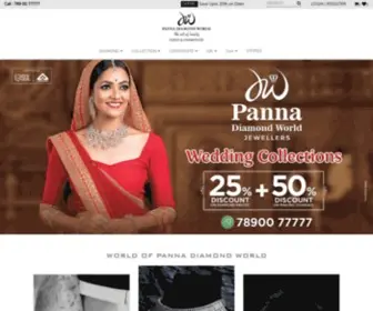 Pannadiamonds.com(Best Diamond Shop in Kolkata) Screenshot