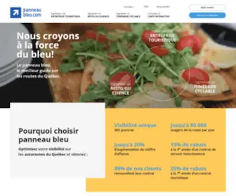 Panneaubleu.com(Panneau Bleu) Screenshot