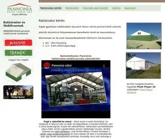 Pannoniasator.hu(PANNONIA) Screenshot