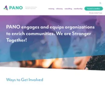 Pano.org(Pennsylvania Association of Nonprofit Organizations) Screenshot