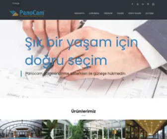 Panocam.com.tr(Hareketli Cam ve Gölgelendirme Sistemleri) Screenshot