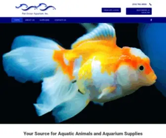 Panoceanaquarium.com(Aquatic Animals and Supplies) Screenshot