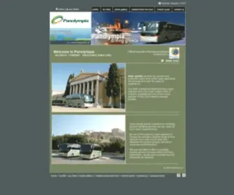 Panolympia.gr(Motorcoach company in Greece) Screenshot