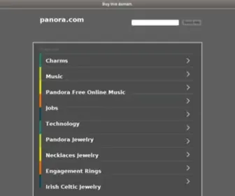 Panora.com(Pandora Jewelry) Screenshot