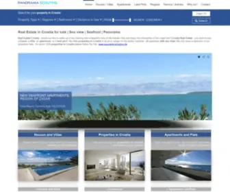 Panorama-Scouting.com(Real Estate Croatia) Screenshot