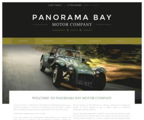 Panoramabay.co.uk(Panorama Bay Motor Company) Screenshot