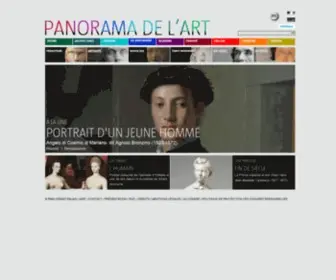 Panoramadelart.com(Panorama de l'art) Screenshot