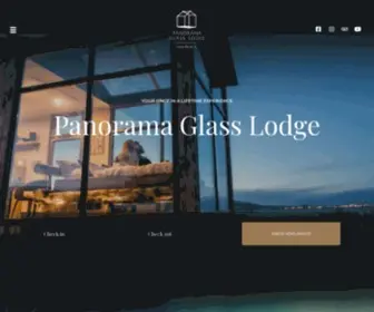 Panoramaglasslodge.com(⋆) Screenshot