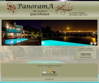 Panoramaguesthouse.com(Panorama Guest House Exclusive Accommodation Newlands) Screenshot