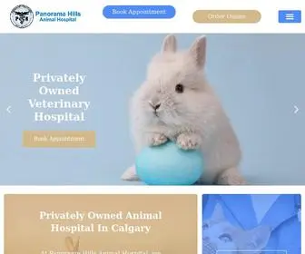 Panoramahillsanimalhospital.ca(Our animal hospital in Calgary) Screenshot