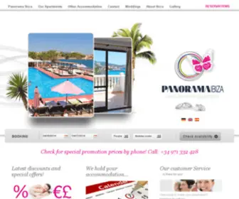 Panoramaibiza.com(Panorama Holidays Ibiza) Screenshot